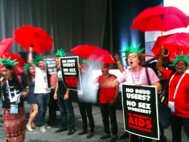 Protest Greets The International Aids Conference In Dc The Nation