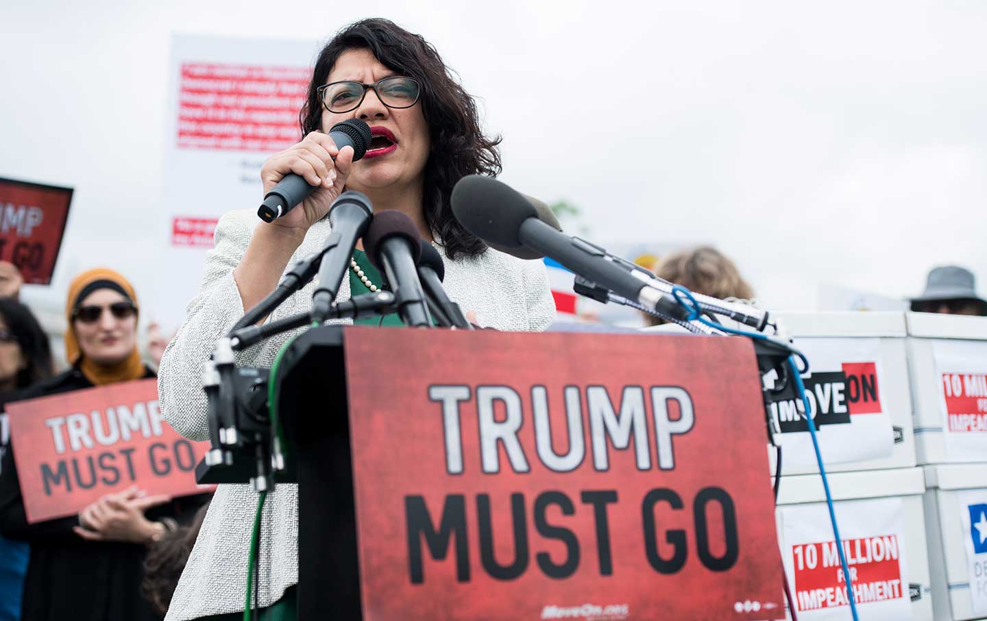 Rashida Tlaib calls for impeachment