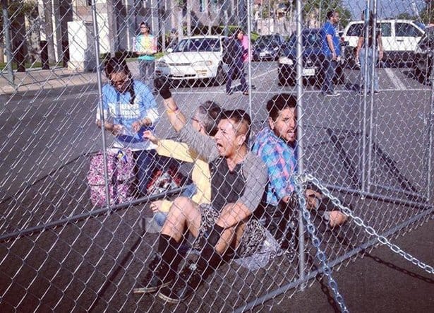 Students-Blockade-for-Trans-Justice-Dish-18000-Red-Squares-and-Push-California-to-Divest-From-Guns