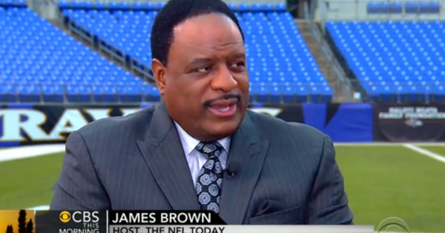 James Brown anchored the CBS Evening News last week