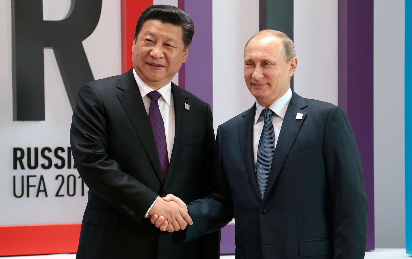 Presidents Putin and Jinping