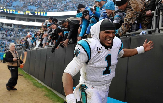 NFL on ESPN on X: The NFL Live crew celebrated Cam Newton's new