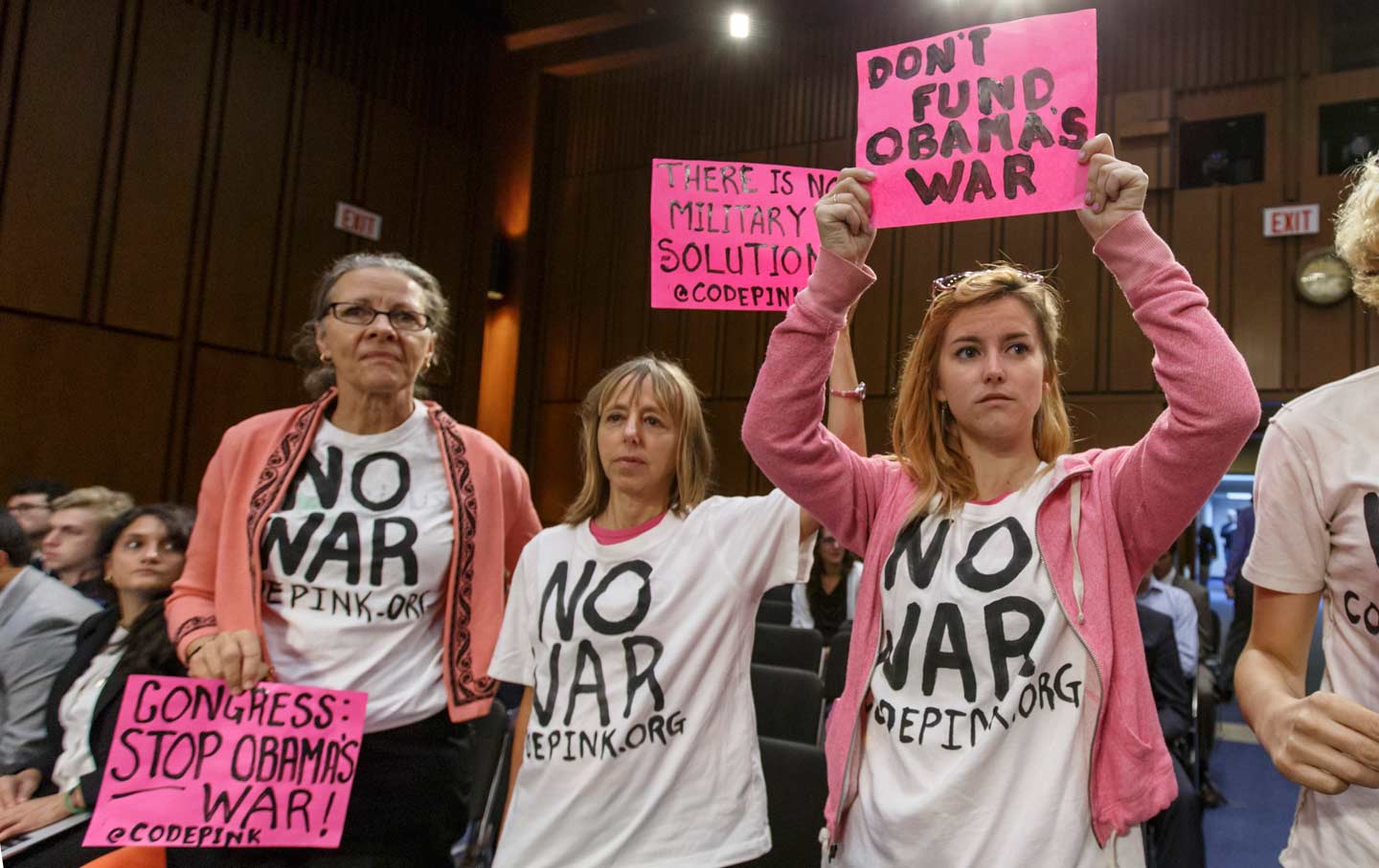 Anti-War Protesters in Congress