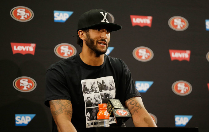 Why Colin Kaepernick is wearing a black jersey in practice - Niners Nation