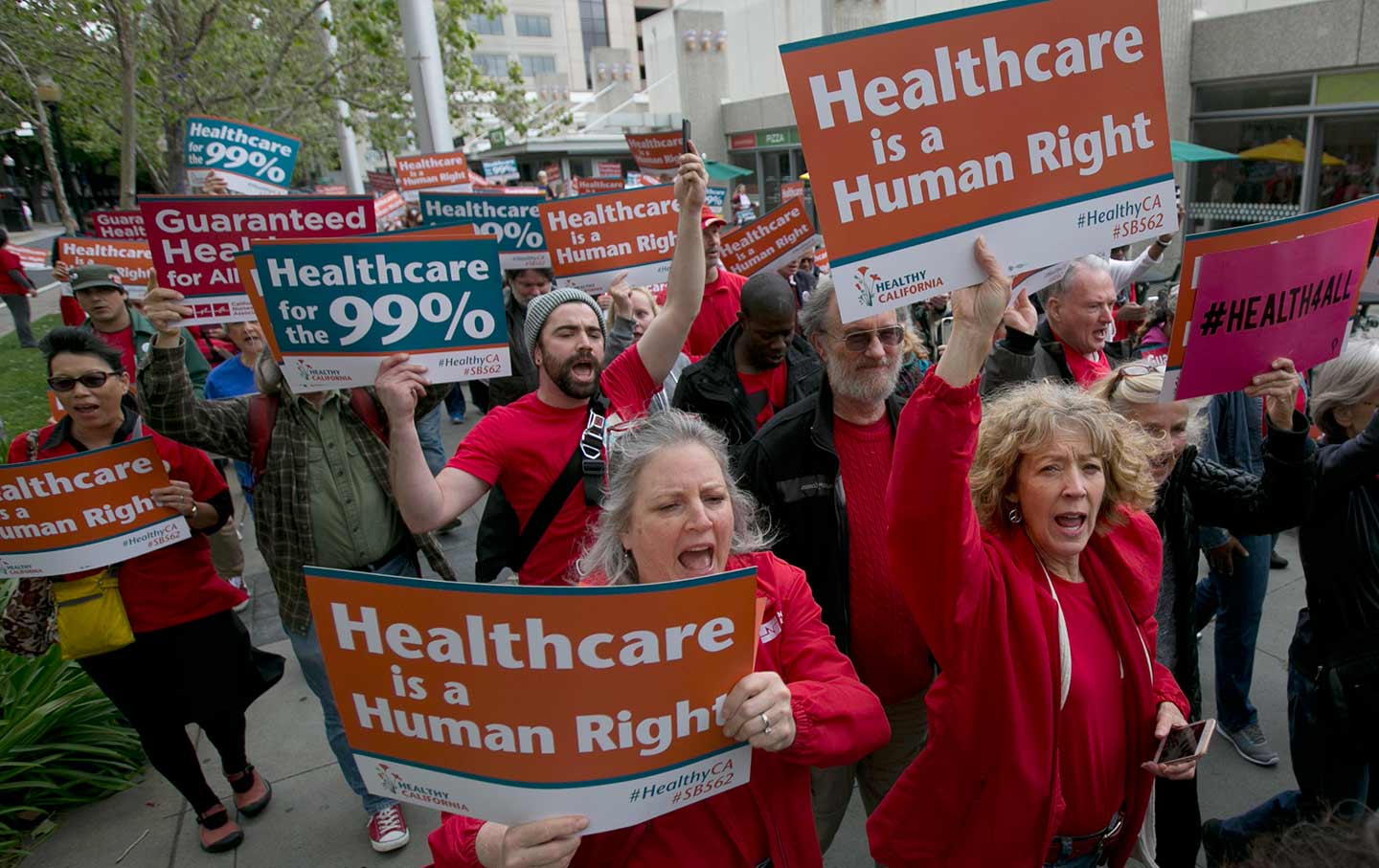 Health-care protest