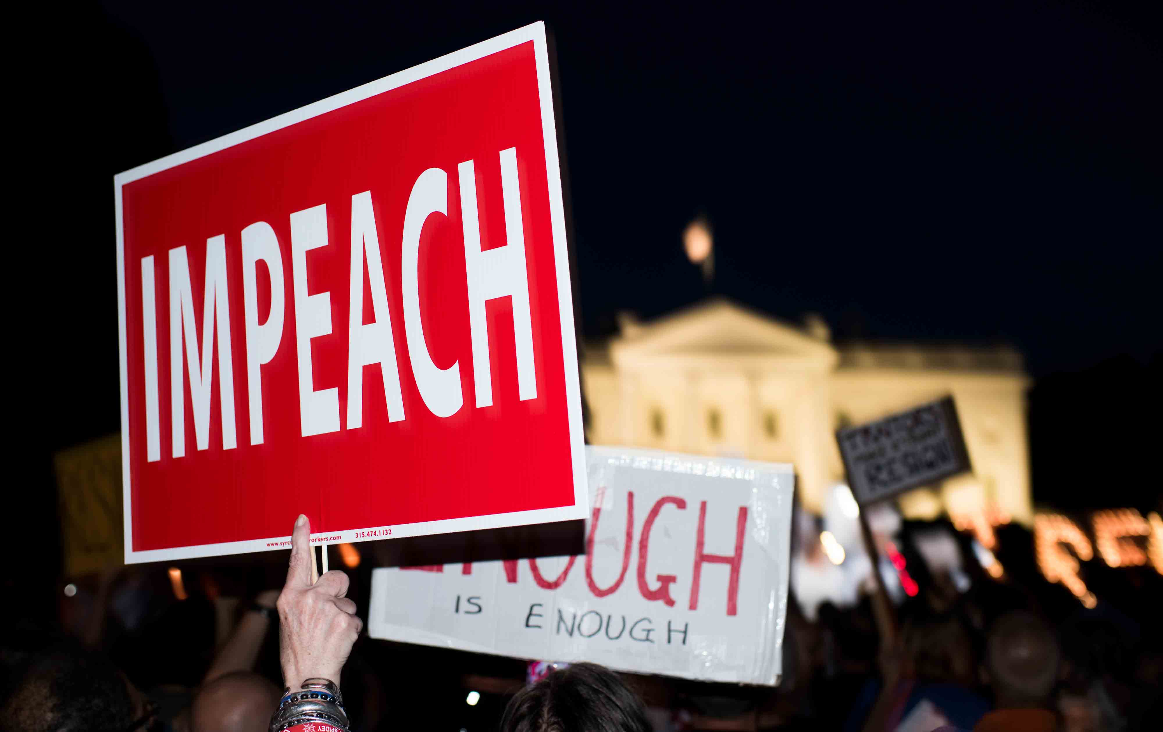 Protesters demand Trump’s impeachment
