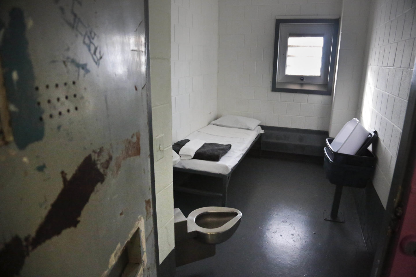inside jail cell