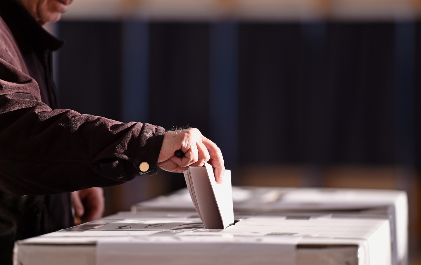 Ballot box.