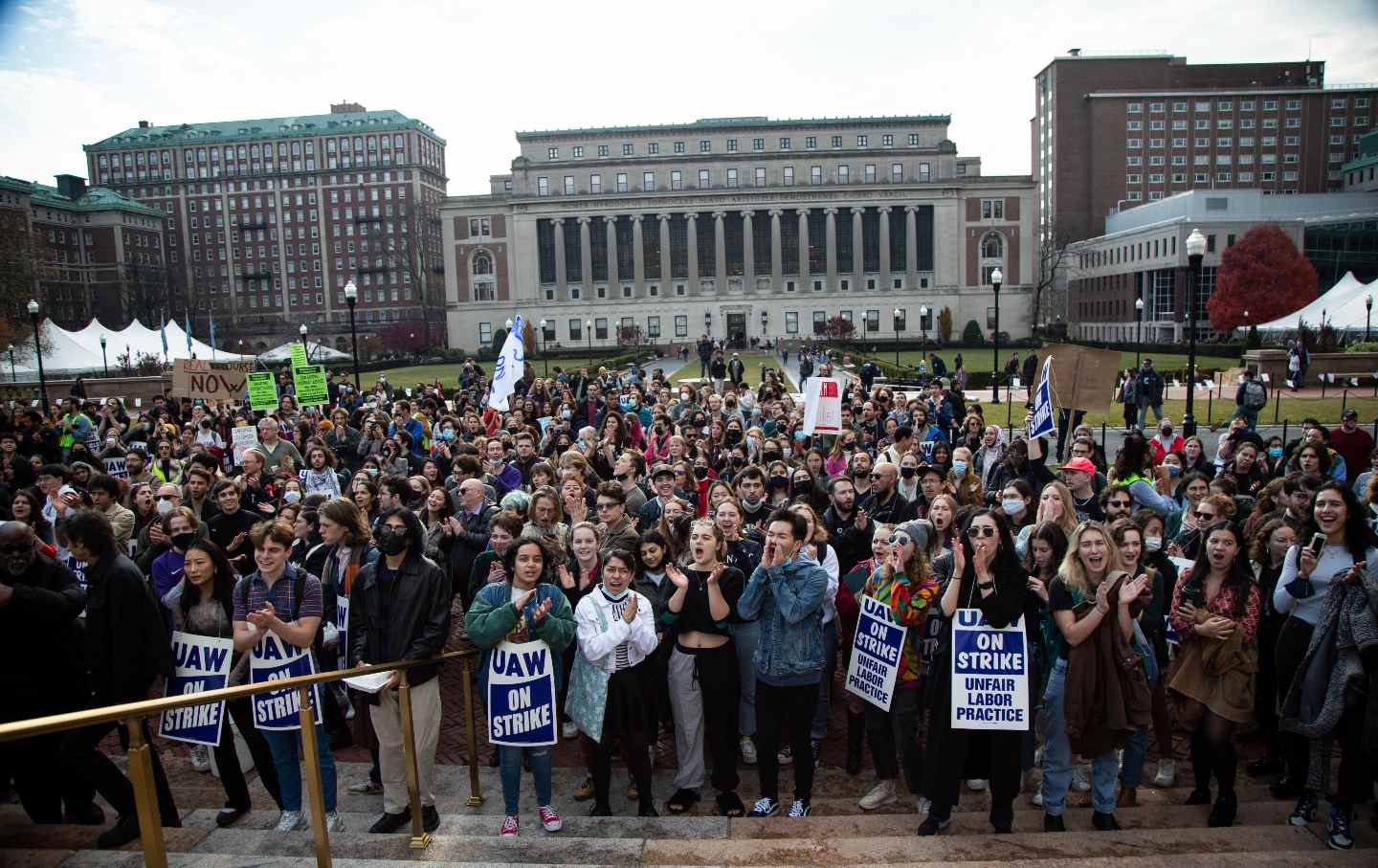 Muted reaction from Ivies after dramatic labor board decision on Columbia  grad students - POLITICO