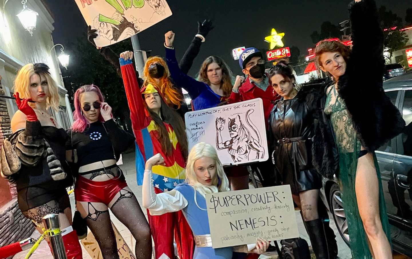 Strippers Seize the Moment, Turning a Lockout Into a Picket Line The Nation pic