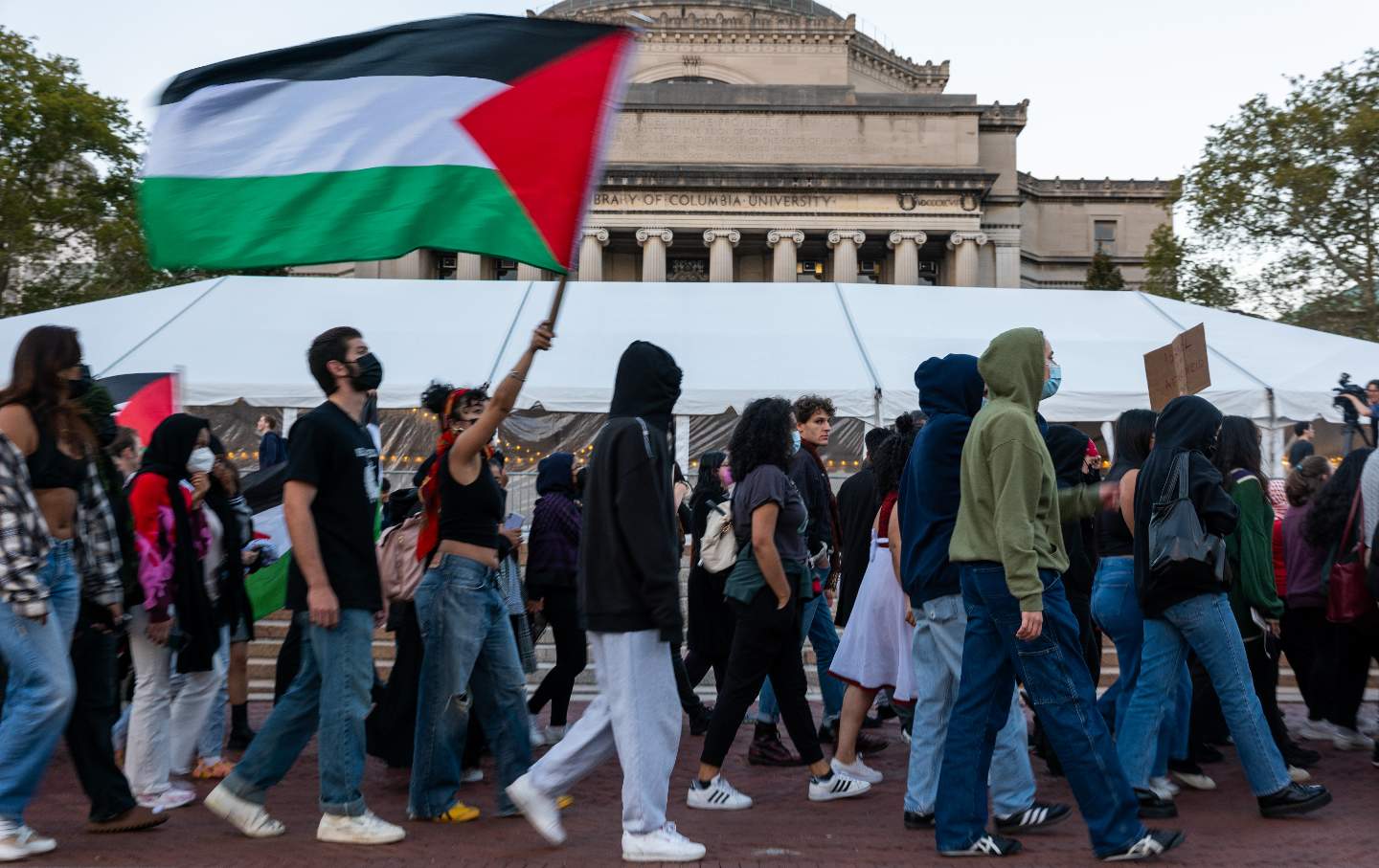 Columbia University Palestine Protest SJP 