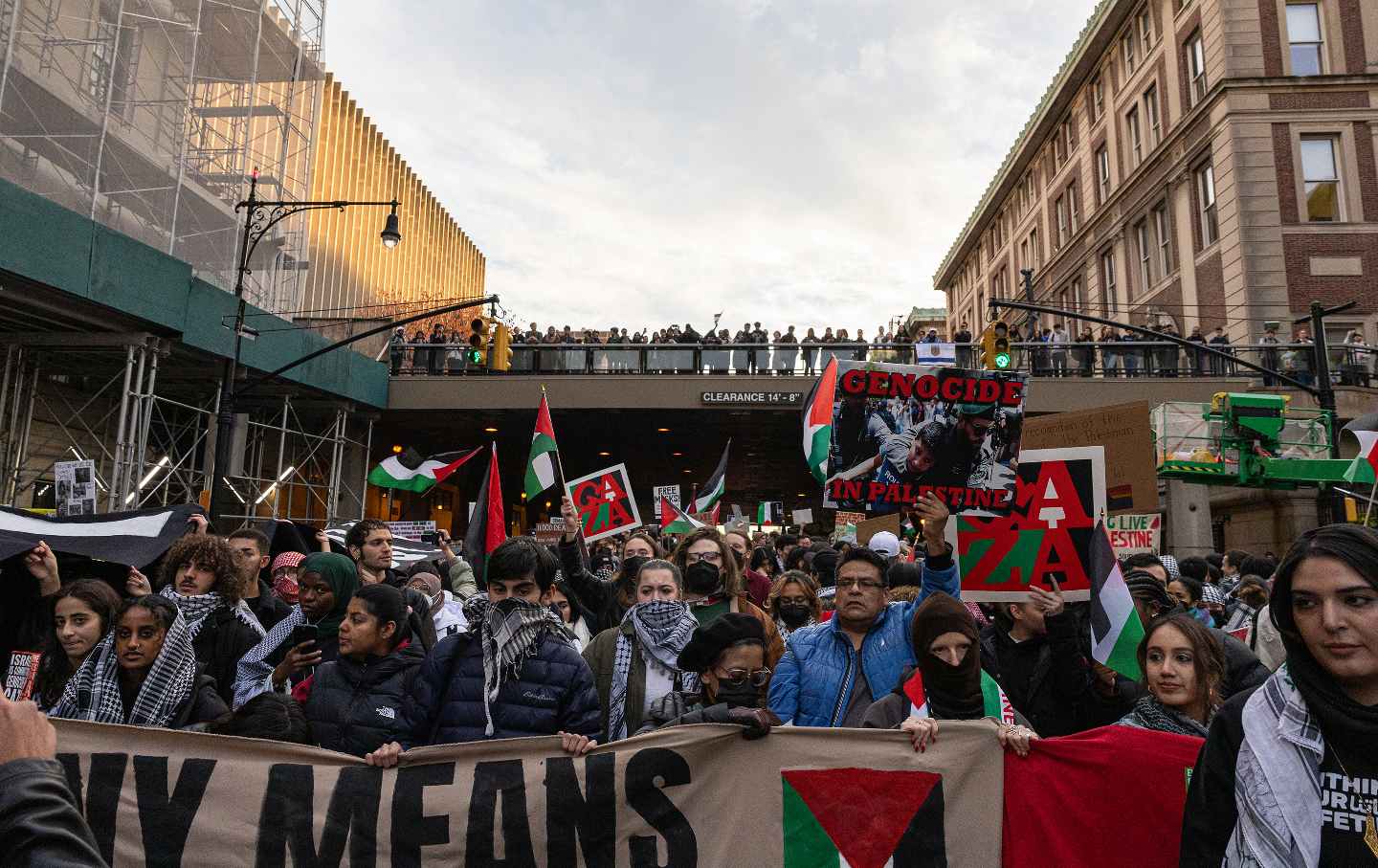 After a Chemical Attack on Pro-Palestine Protesters, Columbia Students  Won't Back Down