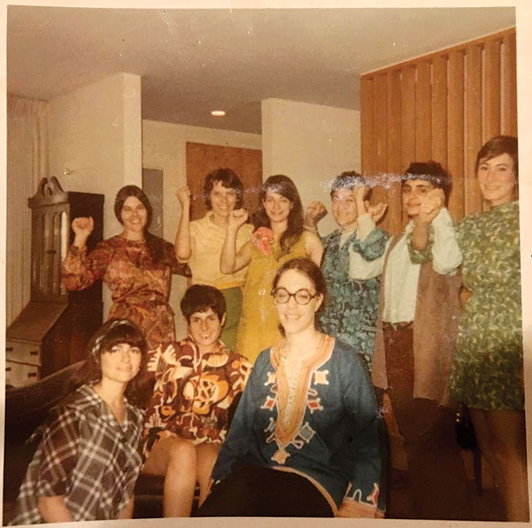 Members of the Janes, a group of activists who helped women get illegal abortions, in 1968. Booth was “the original Jane.”