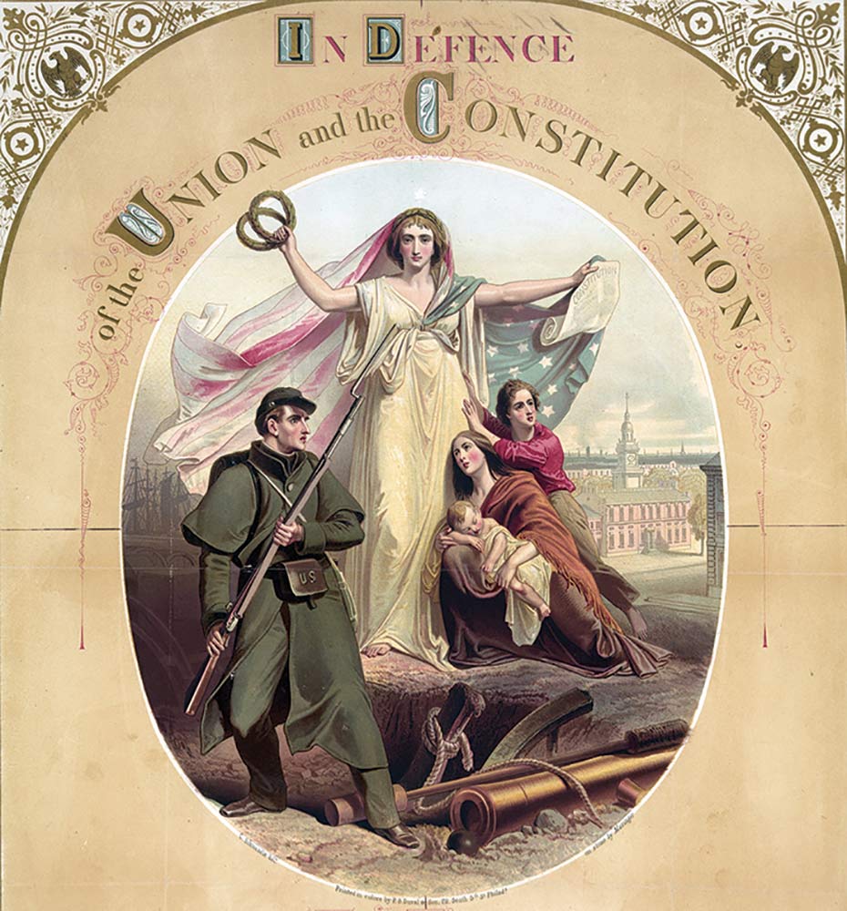 A certificate for a volunteer serving in the Union army.