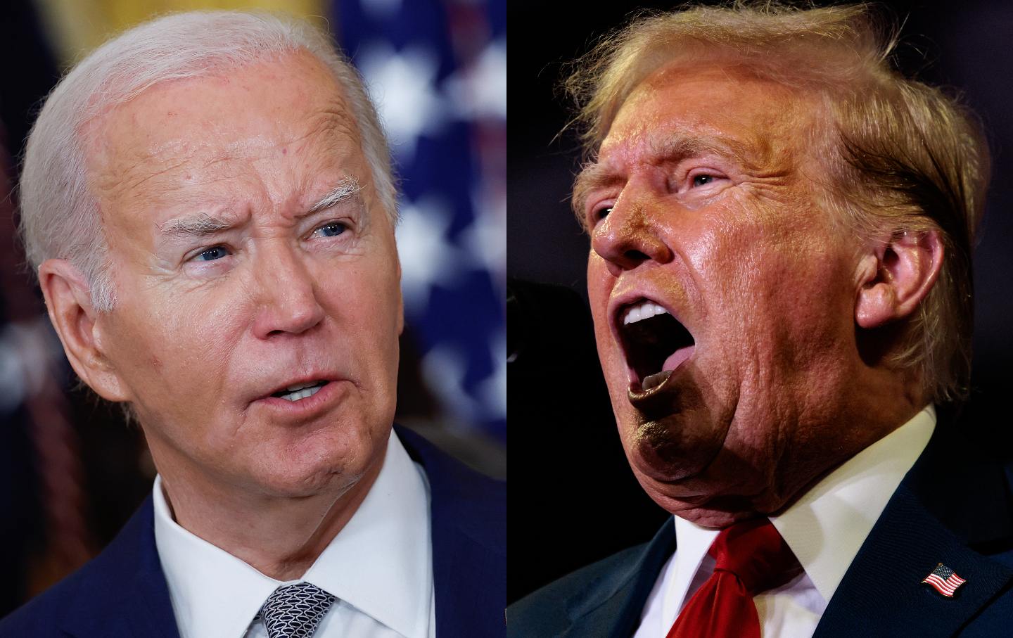 Joe Biden and Donald Trump side-by-side picture