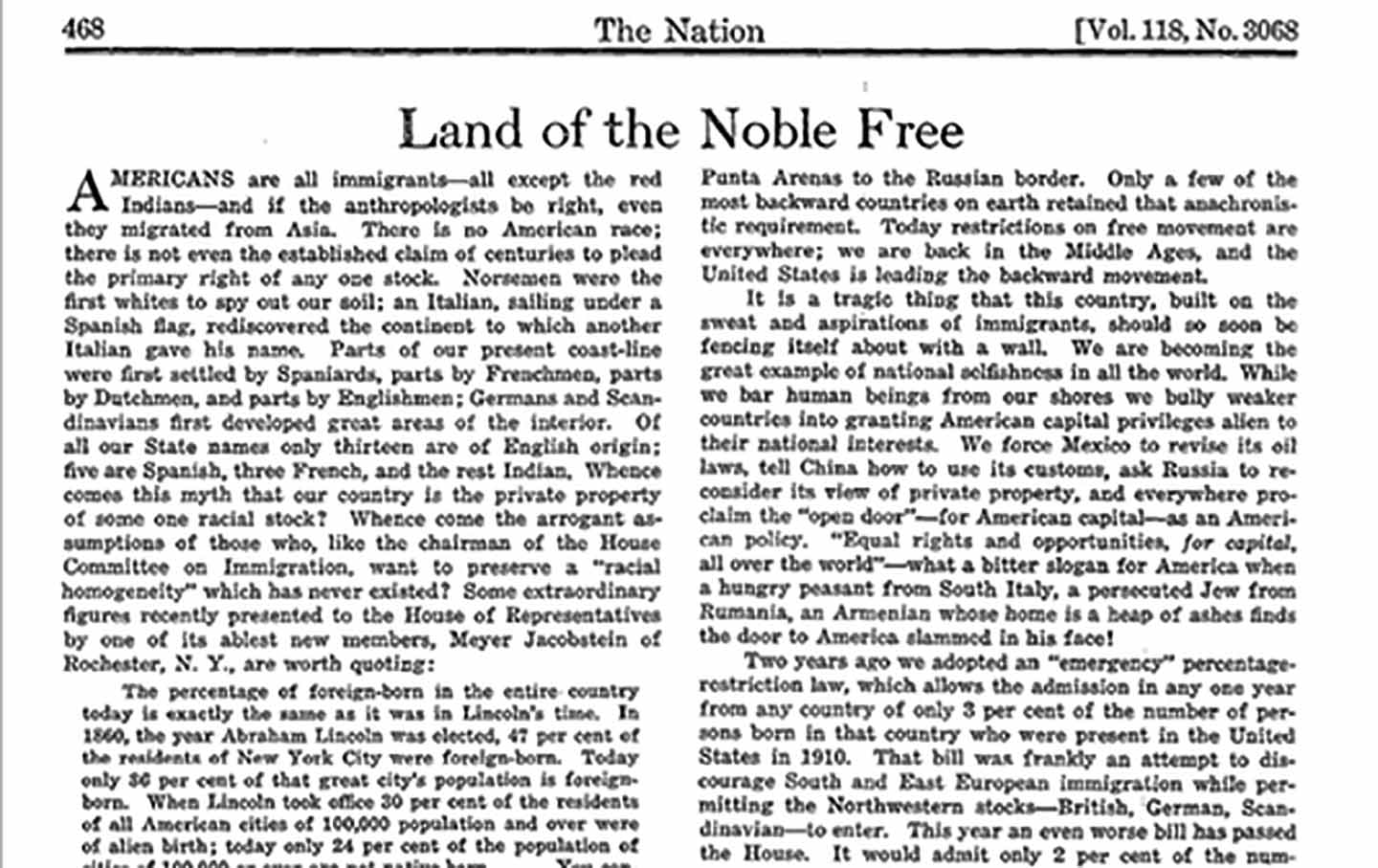 “The Measure Should Not Be Called the Johnson Bill, but the Ku Klux Klan Bill”