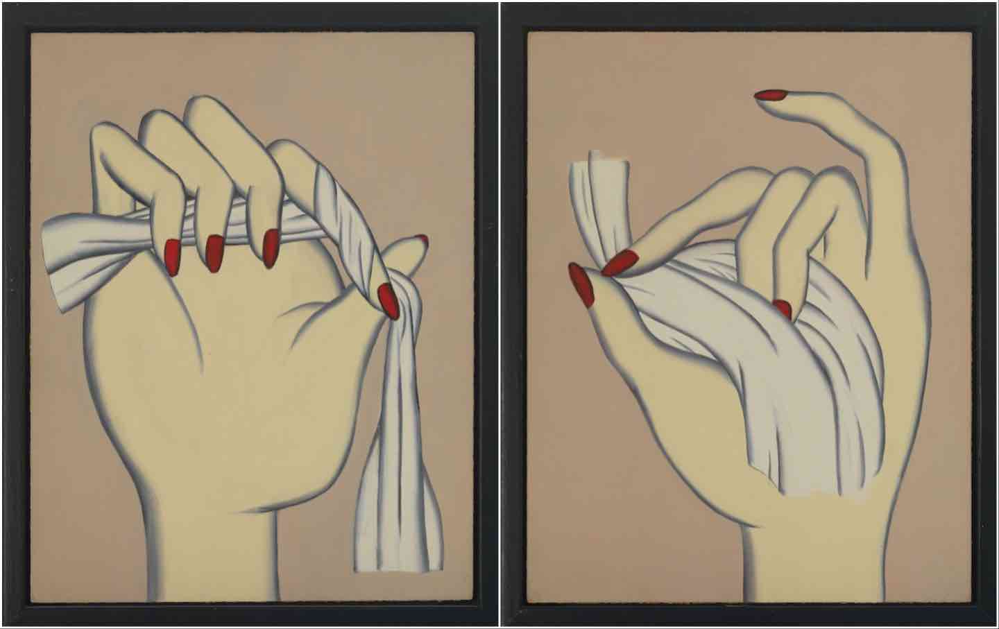 Christina Ramberg, “Untitled (Hand),” 1971.