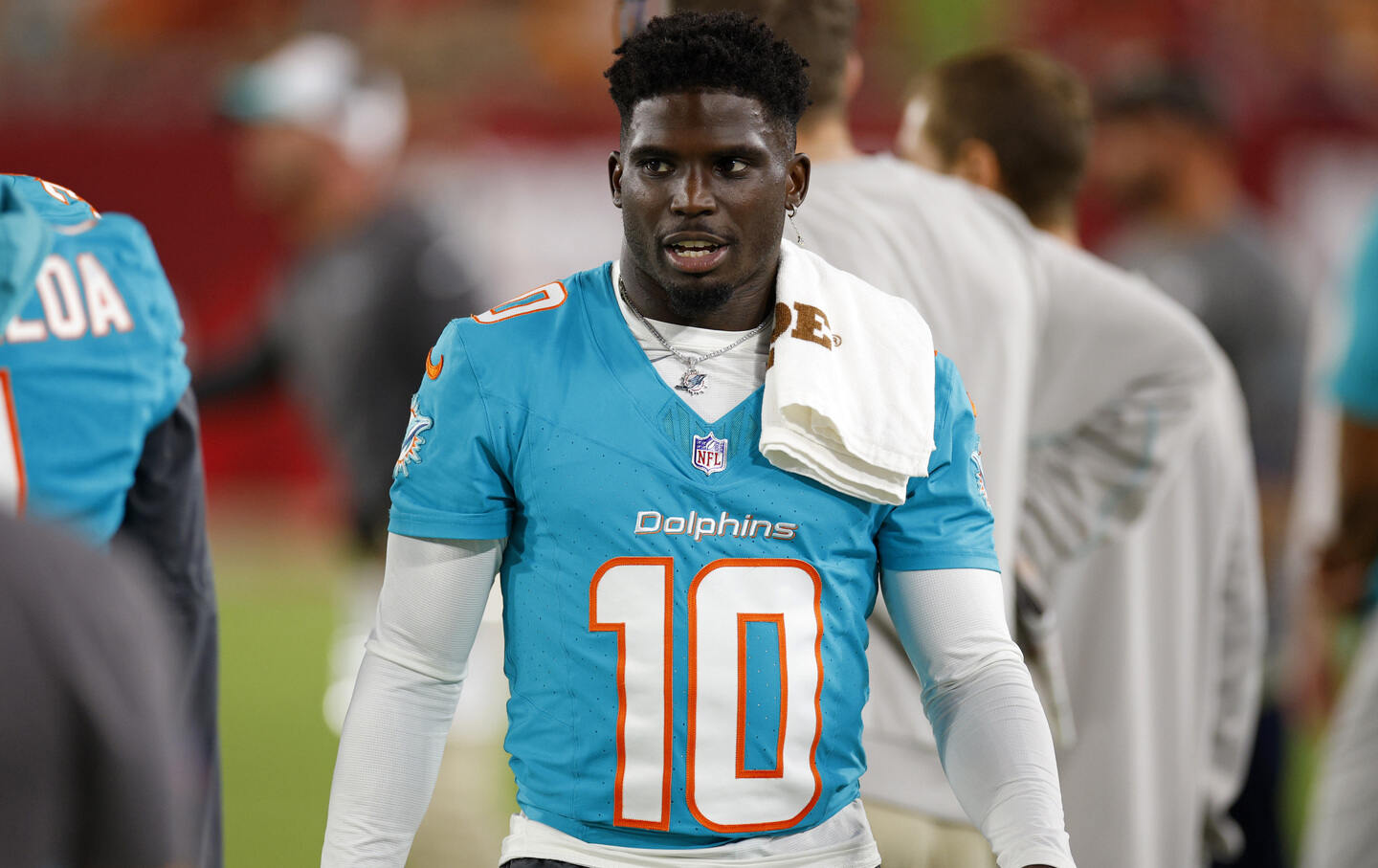 Tyreek Hill of the Miami Dolphins.