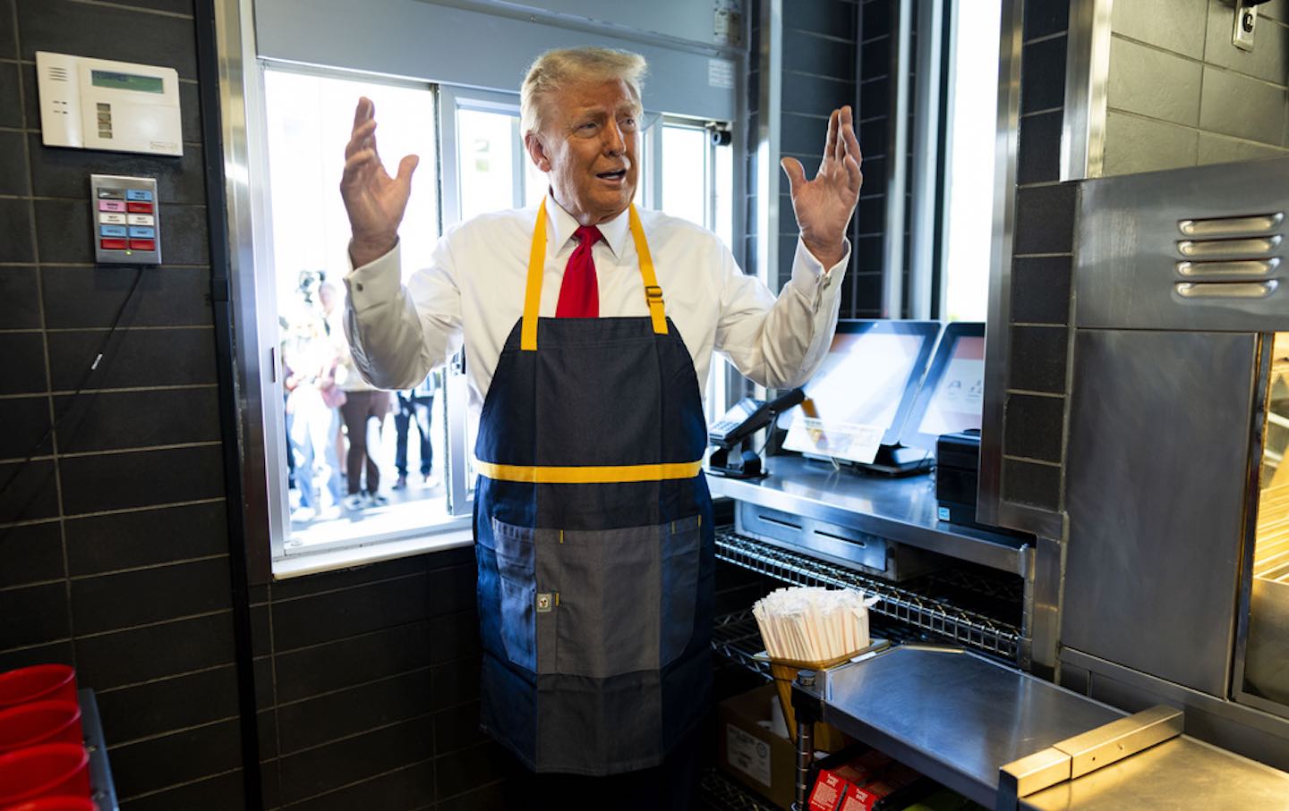 Trump at McDonald’s