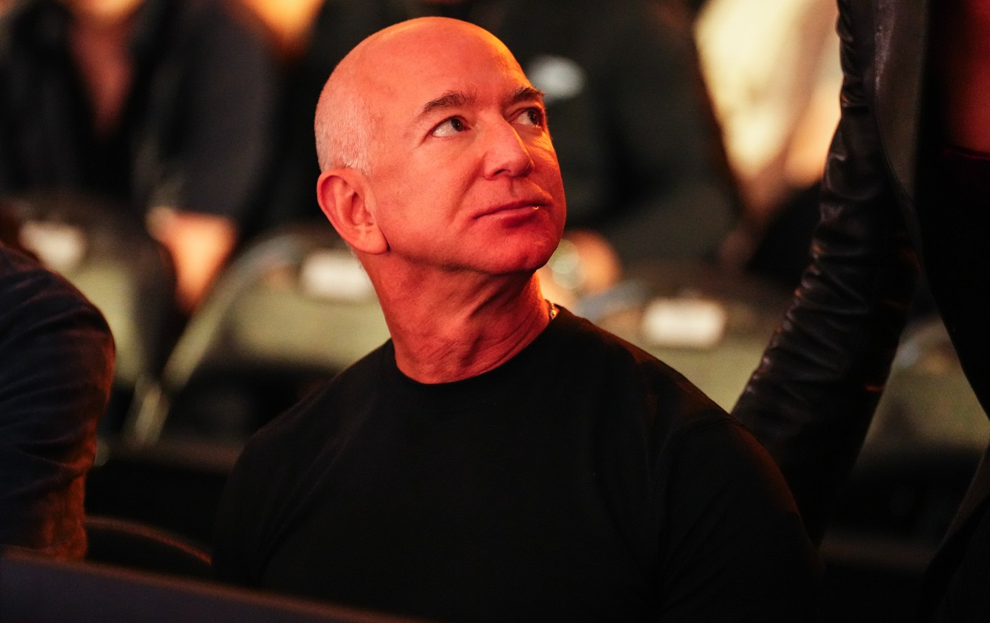 Jeff Bezos attends the UFC 306 at Riyadh Season Noche UFC event at Sphere on September 14, 2024 in Las Vegas, Nevada.