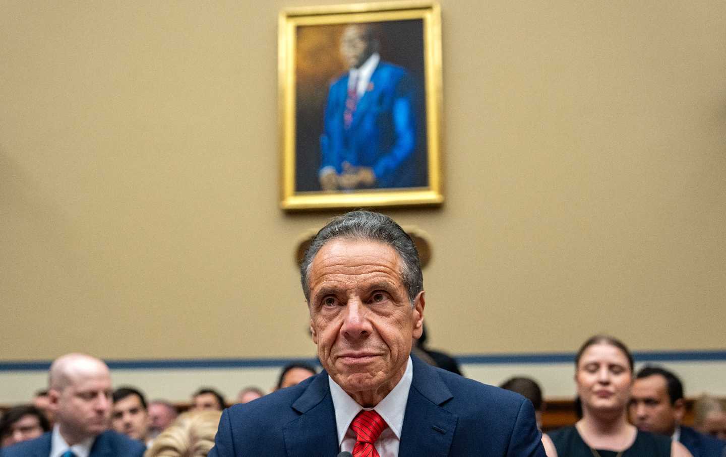 Former New York Governor Andrew Cuomo: a white man.