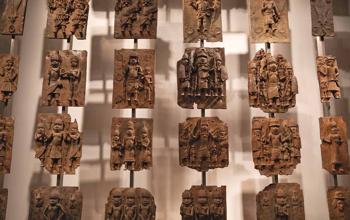 Benin Bronzes at the British Museum.