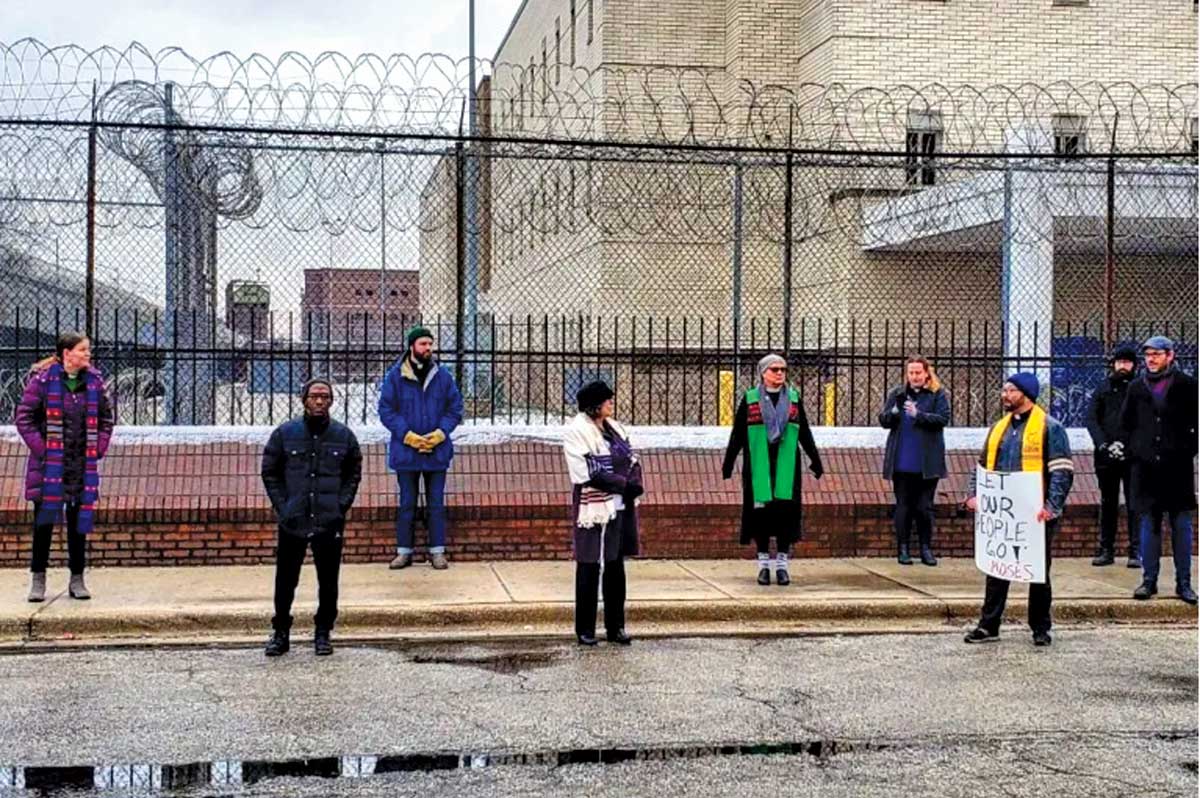 In 2021, faith leaders gathered at Cook County Jail to seek the release of pre-trial detainees to prevent the spread of coronavirus.