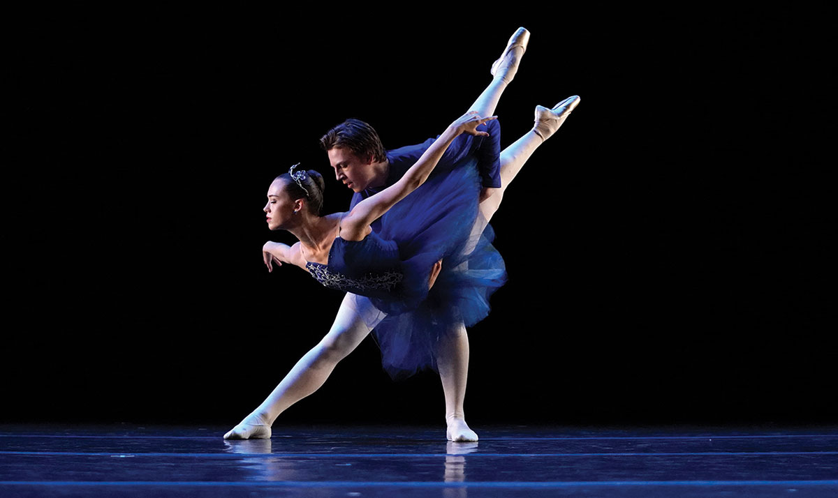 American Ballet Theatre dancers perform during a dress rehearsal.