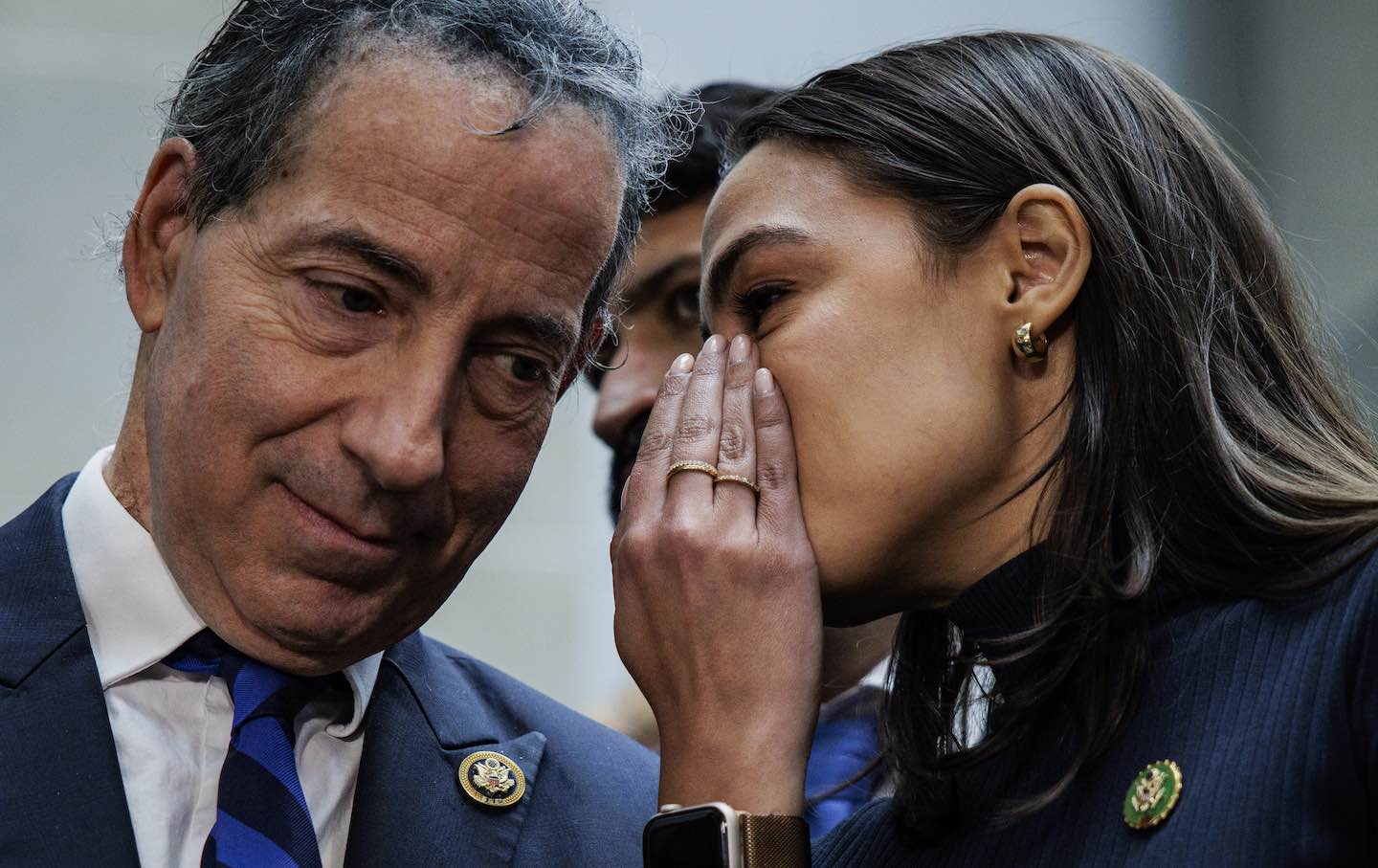 Alexandria Ocasio-Cortez and Jamie Raskin