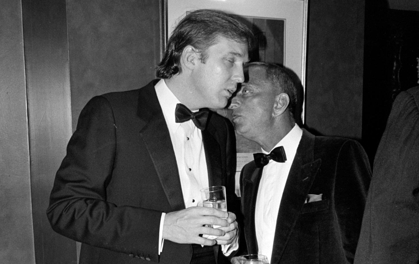 The pure products of America: Roy Cohn and Donald Trump at the Ritz-Carlton Hotel in Washington, DC, on March 20, 1983.