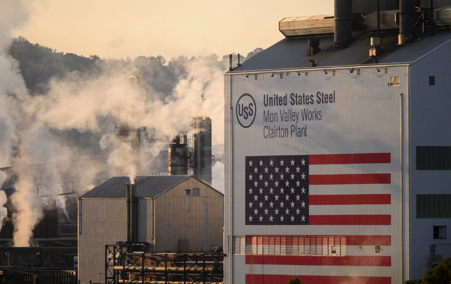 US Steel's Coke Works facility in Clairton, Pennsylvania, on September 9, 2024.