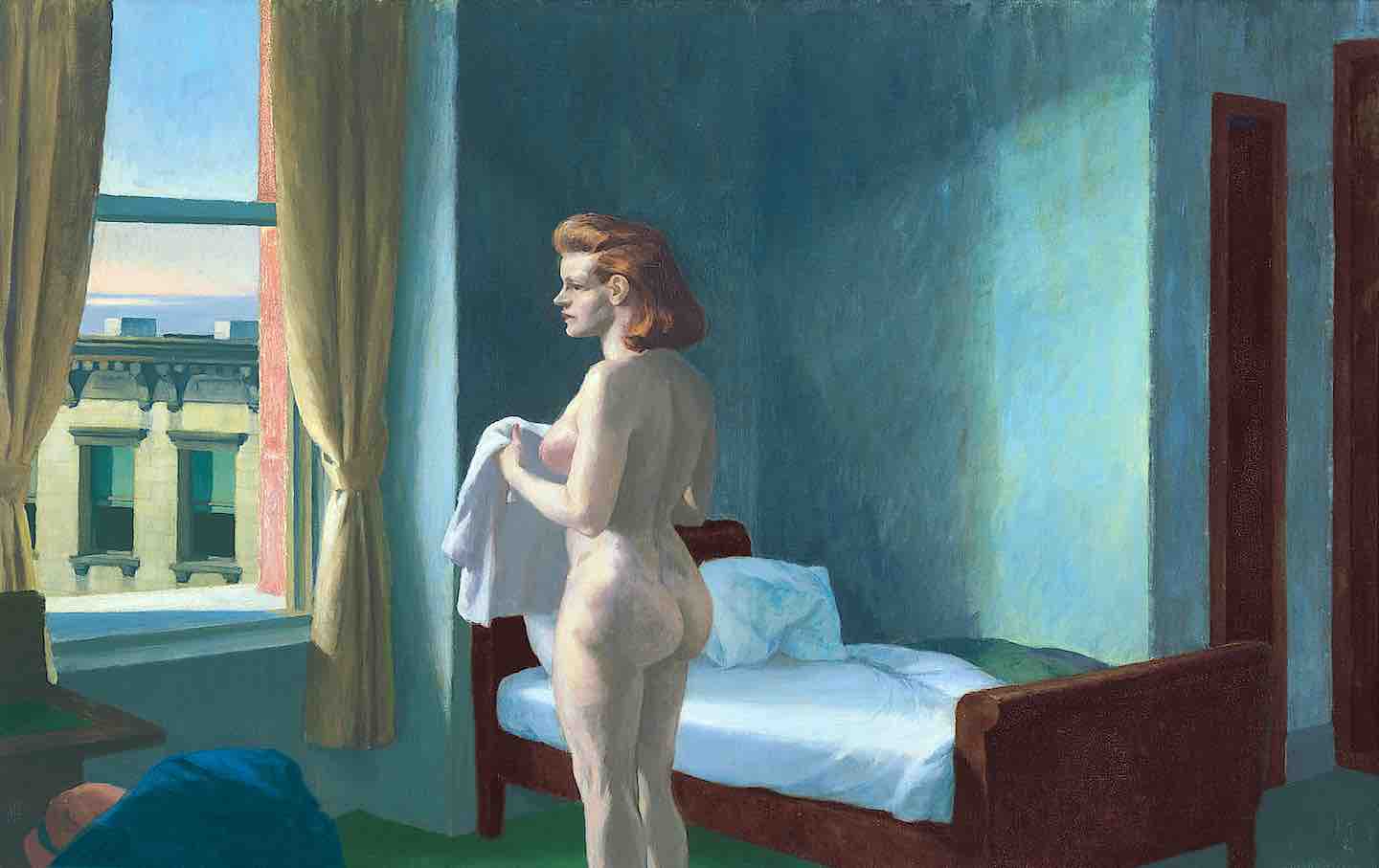 “Morning in a City,” Edward Hopper (1944 )