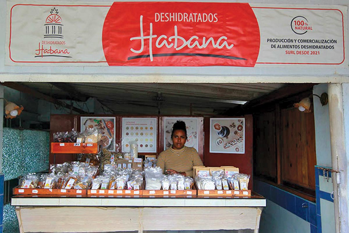 Private ventures like Deshidratados Habana are forced to swim upstream due to the US blockade.