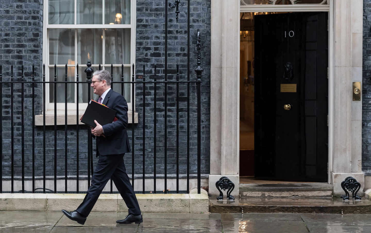 British Prime Minister Sir Keir Starmer departs 10 Downing Street for the House of Commons to attend the Prime Minister's Questions in London, United Kingdom, on February 26, 2025.British Prime Minister Sir Keir Starmer departs 10 Downing Street for the House of Commons to attend the Prime Minister's Questions in London, United Kingdom, on February 26, 2025.