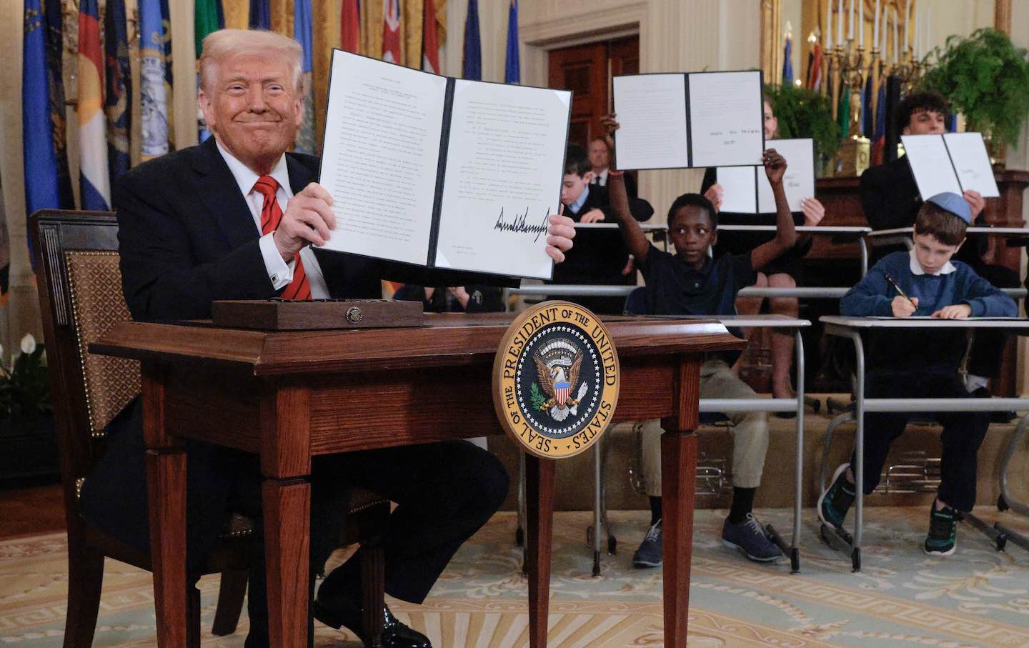 President Trump Signs Executive Order To Severely Shrink Department Of Education